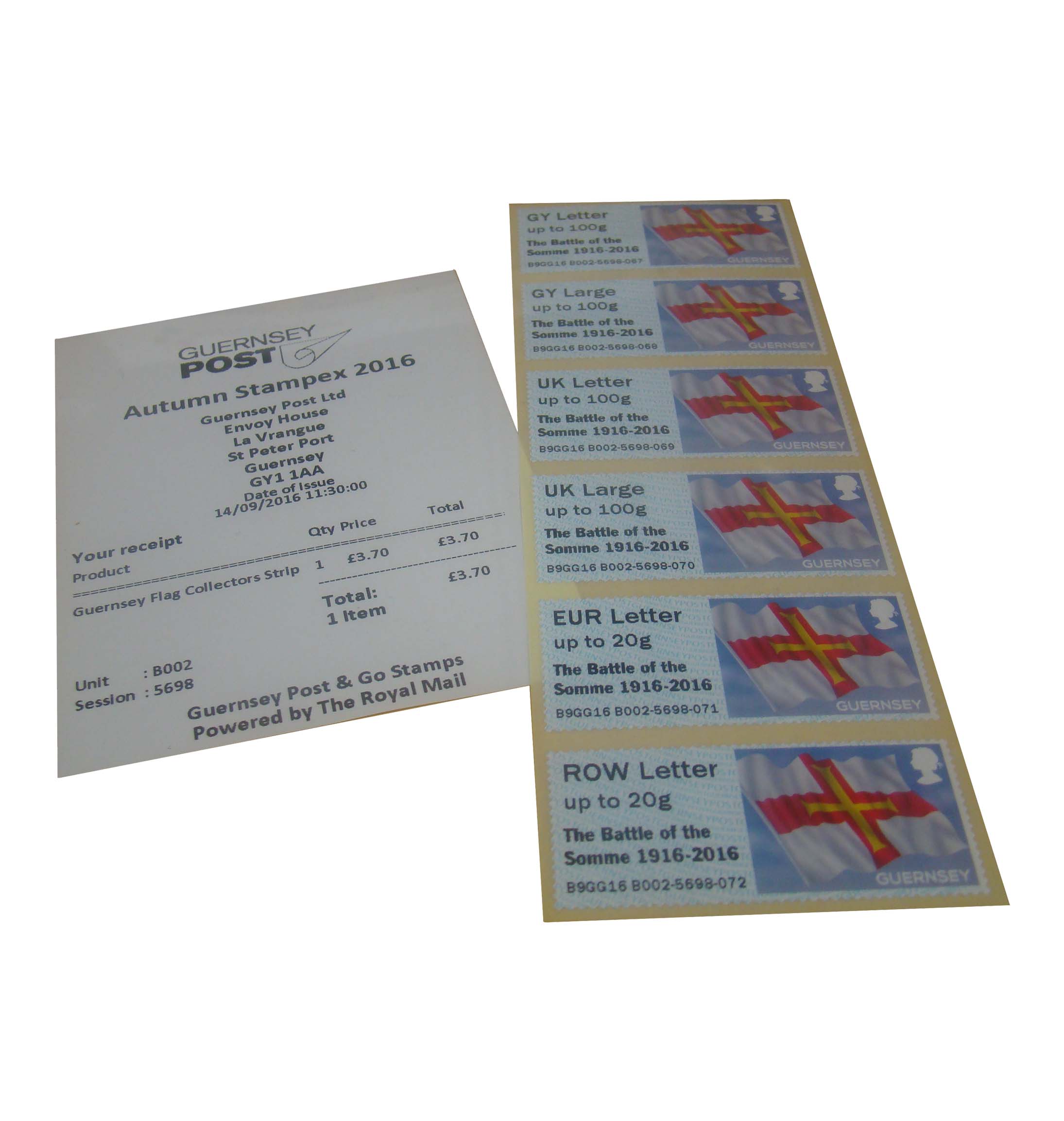 Autumn Stampex 2016 - The Battle of the Somme 1916 Overprint